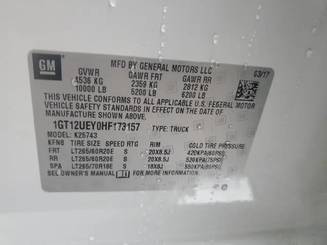 2017 GMC SIERRA K2500 DENALI  