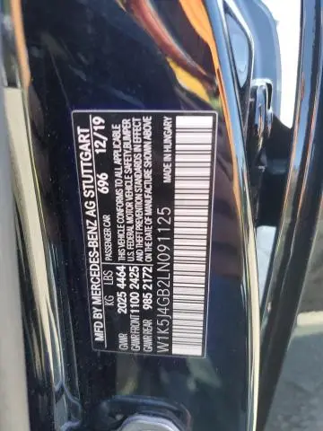 2020 MERCEDES-BENZ CLA 250  