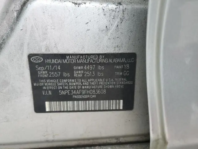 2015 HYUNDAI SONATA SPORT