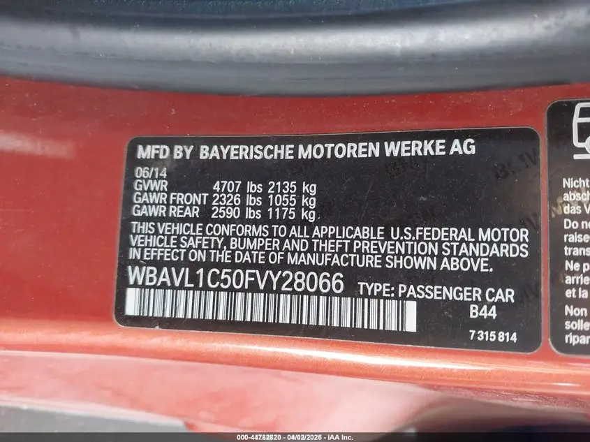 2015 BMW X1 XDRIVE28I