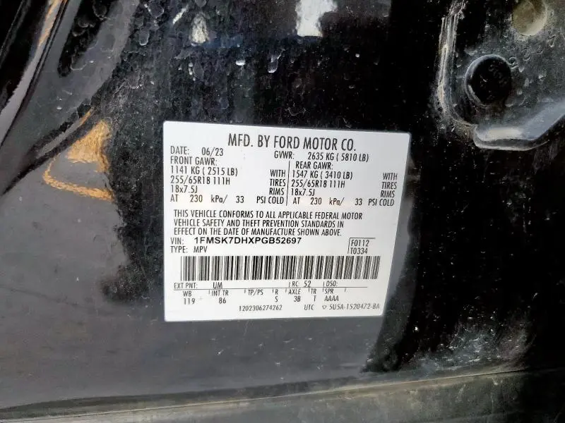 2023 FORD EXPLORER XLT  