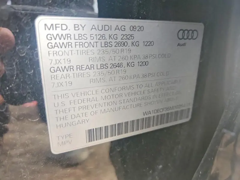 2021 AUDI Q3 PREMIUM S LINE 45  