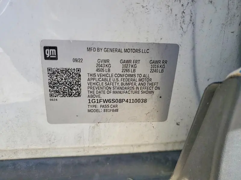 2023 CHEVROLET BOLT EV 1LT  