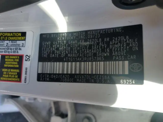 2024 TOYOTA CAMRY SE NIGHT SHADE  