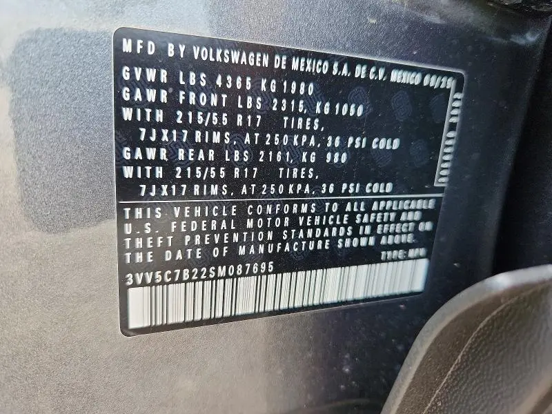 2025 VOLKSWAGEN TAOS S  