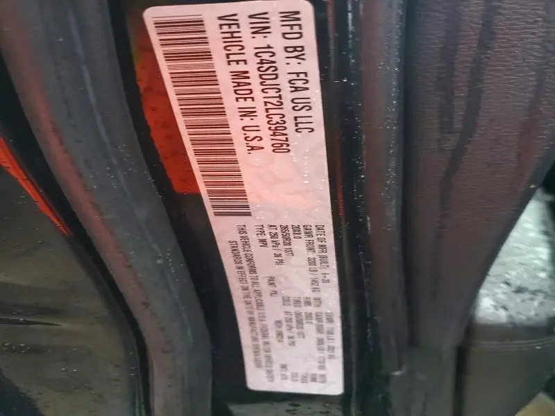 2020 DODGE DURANGO R/T  