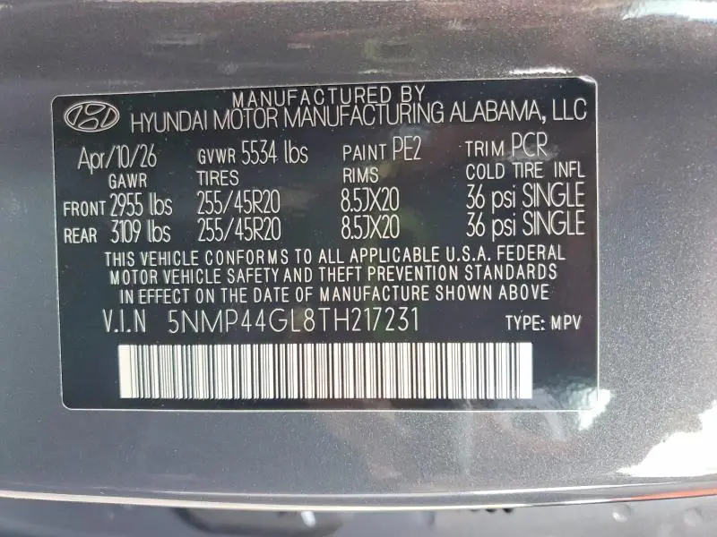 2026 HYUNDAI SANTA FE LIMITED  