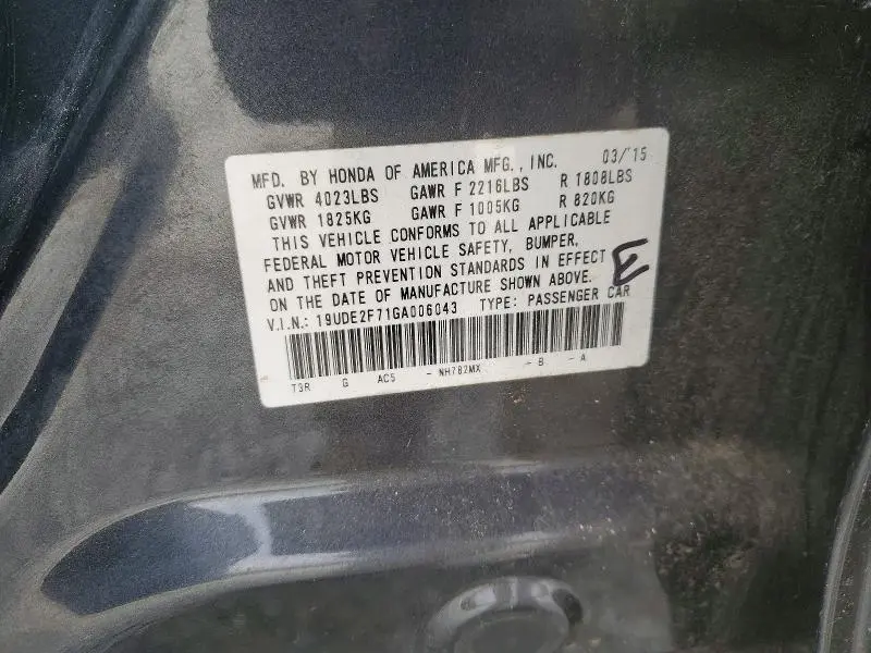 2016 ACURA ILX PREMIUM  