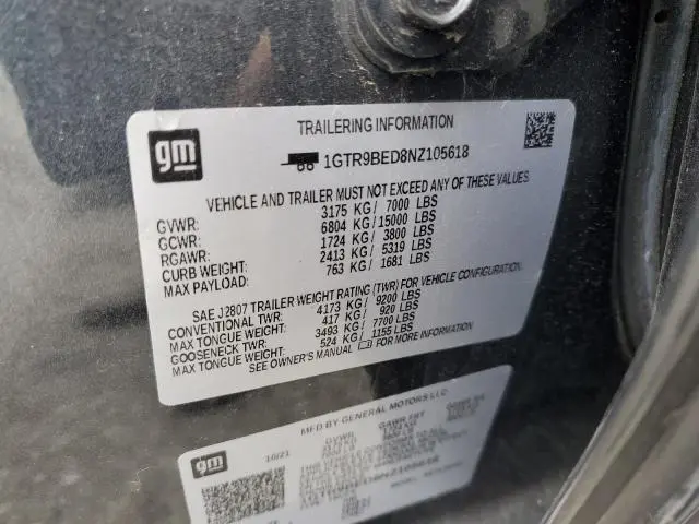 2022 GMC SIERRA LIMITED K1500 SLE  