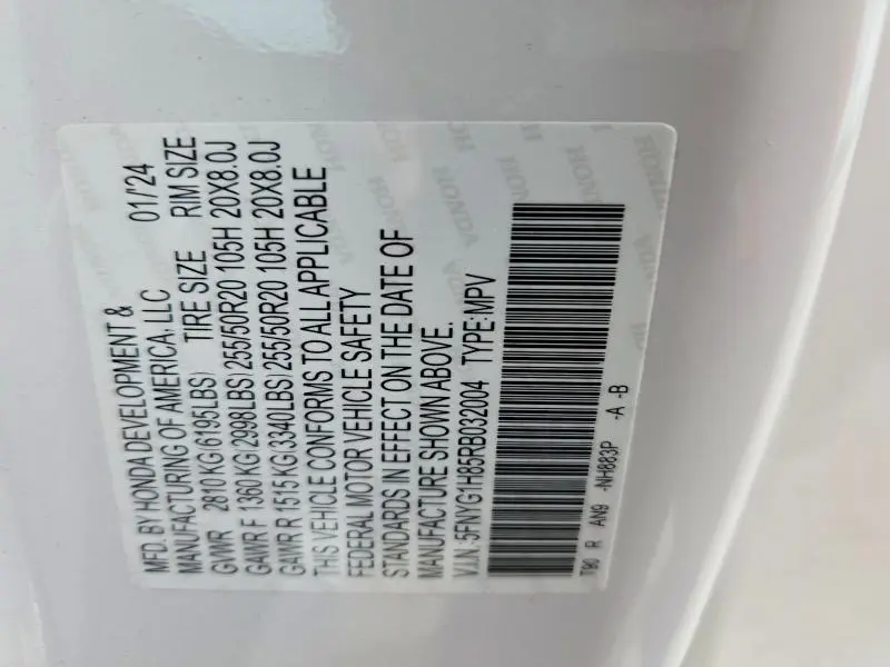 2024 HONDA PILOT ELITE  