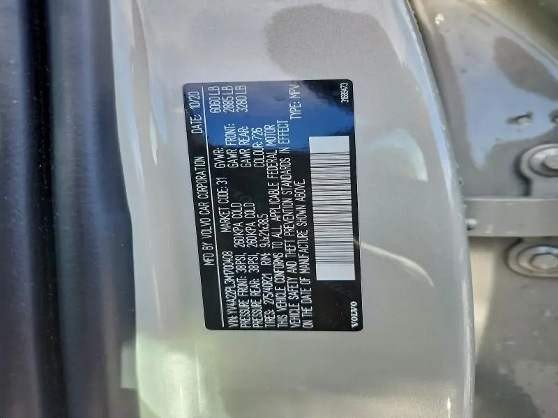 2021 VOLVO XC90 T6 INSCRIPTION  