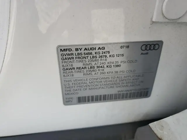 2018 AUDI Q5 PREMIUM  