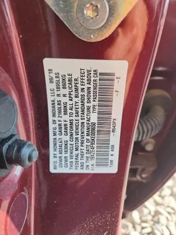 2019 HONDA INSIGHT   