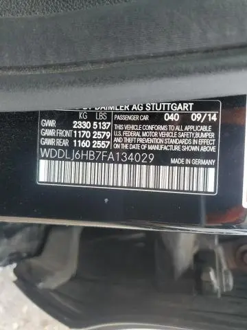 2015 MERCEDES-BENZ CLS 400 4MATIC  