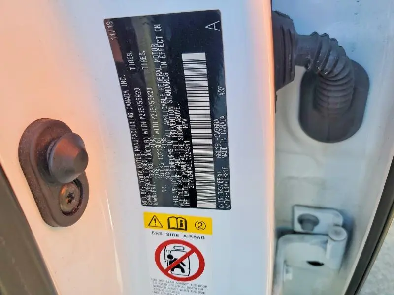 2020 LEXUS RX 350 F SPORT  