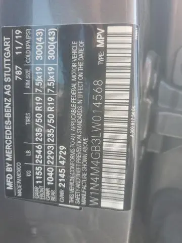 2020 MERCEDES-BENZ GLB 250  