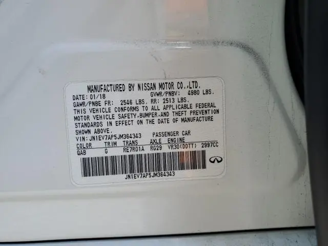 2018 INFINITI Q50 LUXE