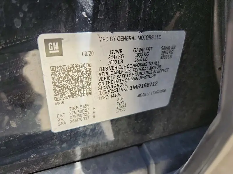 2021 CADILLAC ESCALADE ESV SPORT  