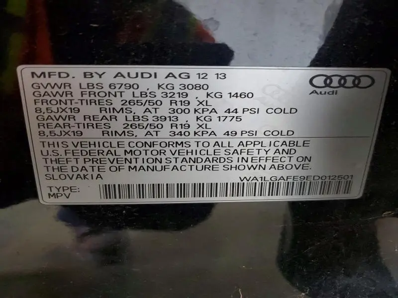 2014 AUDI Q7 PREMIUM PLUS  