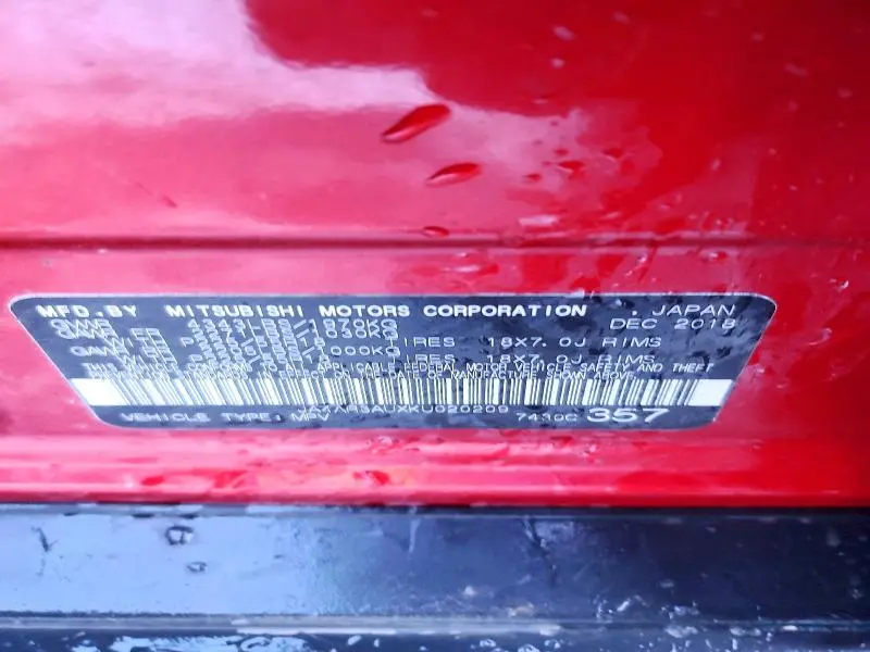 2019 MITSUBISHI OUTLANDER SPORT ES  