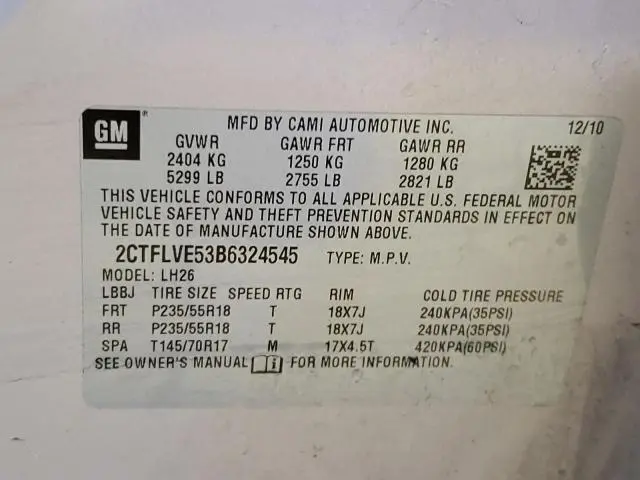2011 GMC TERRAIN SLT  