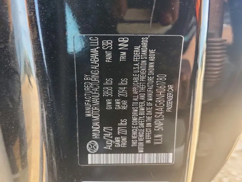 2022 HYUNDAI ELANTRA SEL  