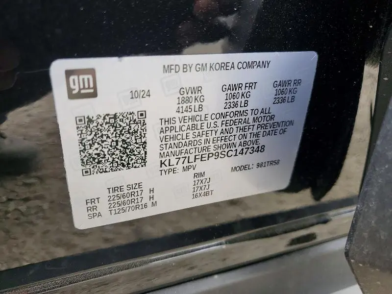 2025 CHEVROLET TRAX LS  