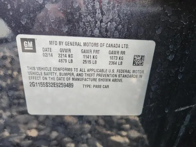 2014 CHEVROLET IMPALA LTZ  