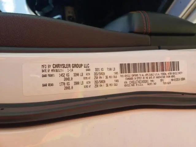 2014 DODGE DURANGO R/T