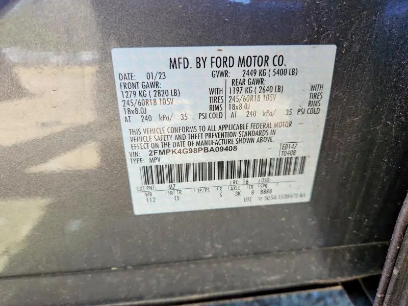 2023 FORD EDGE SE  
