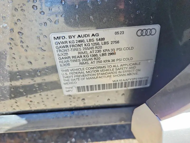 2023 AUDI Q5 PREMIUM PLUS 45  
