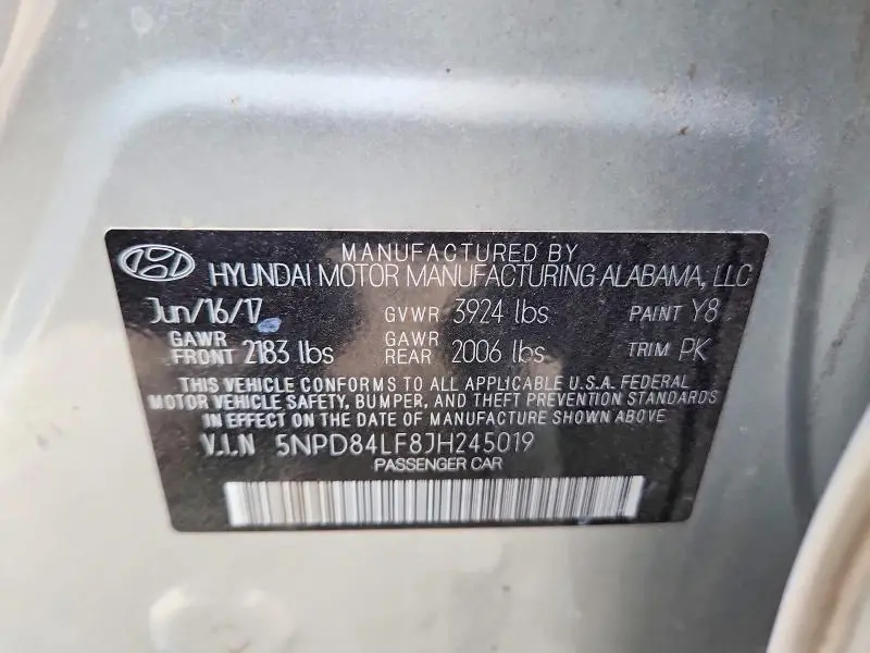 2018 HYUNDAI ELANTRA   