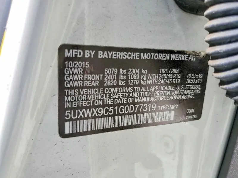 2016 BMW X3 XDRIVE28I  