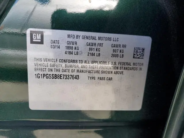 2014 CHEVROLET CRUZE LTZ  