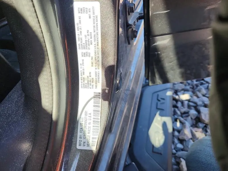 2022 RAM 1500 LARAMIE  