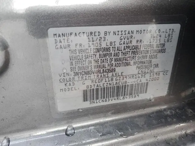 2024 NISSAN VERSA S  