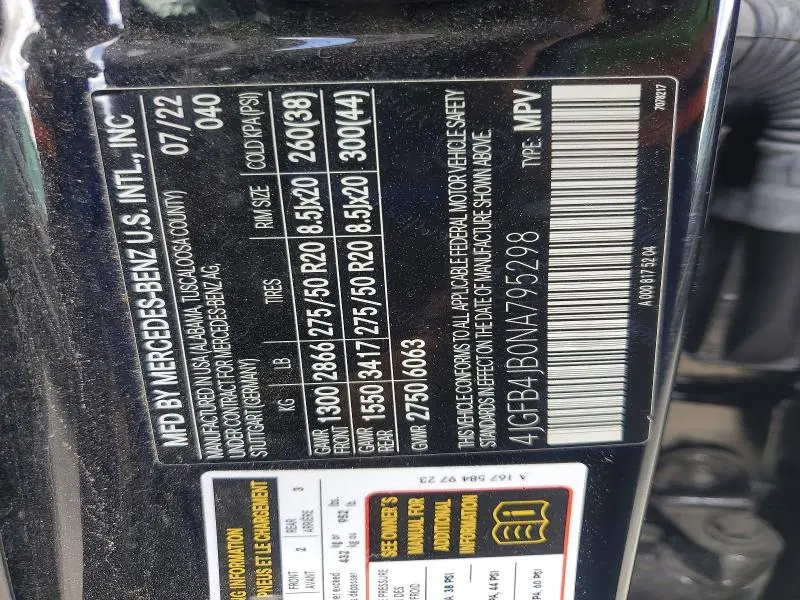 2022 MERCEDES-BENZ GLE 350  