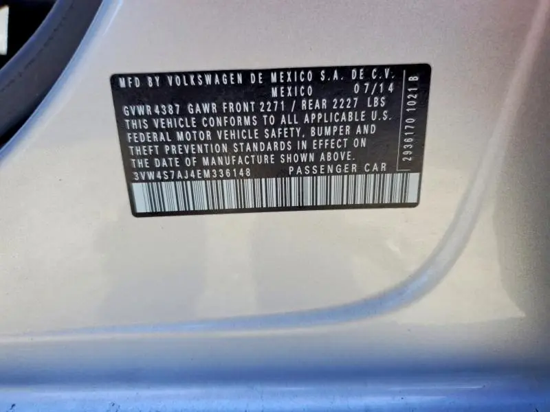 2014 VOLKSWAGEN JETTA GLI  