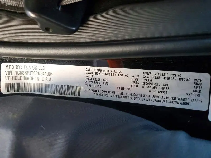 2023 RAM 1500 LARAMIE  