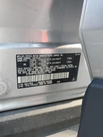 2020 TOYOTA RAV4 LE  