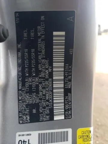 2015 TOYOTA SIENNA LE