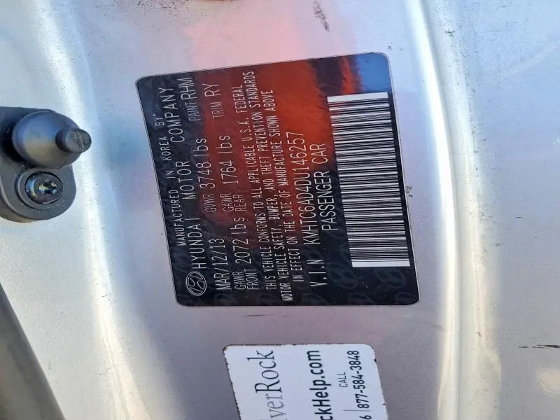 2013 HYUNDAI VELOSTER   