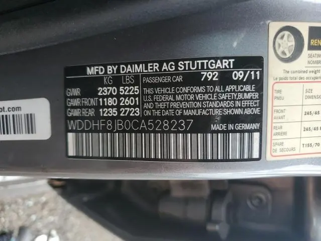 2012 MERCEDES-BENZ E 350 4MATIC  