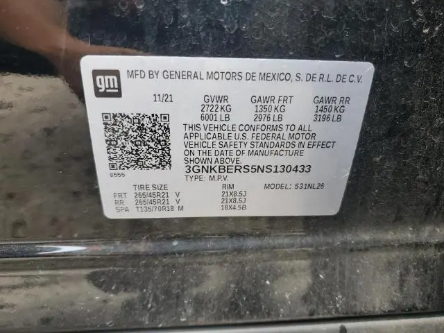 2022 CHEVROLET BLAZER RS  