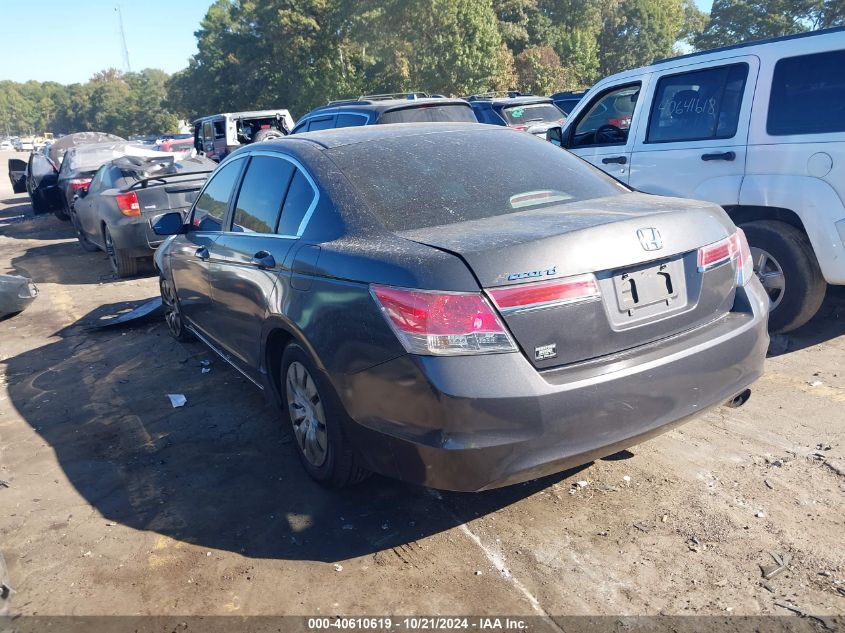 2012 HONDA ACCORD 2.4 LX