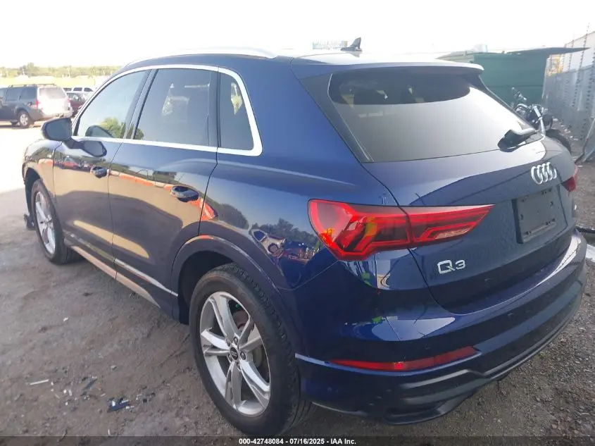 2022 AUDI Q3 PREMIUM PLUS 45 TFSI S LINE QUATTRO TIPTRONIC