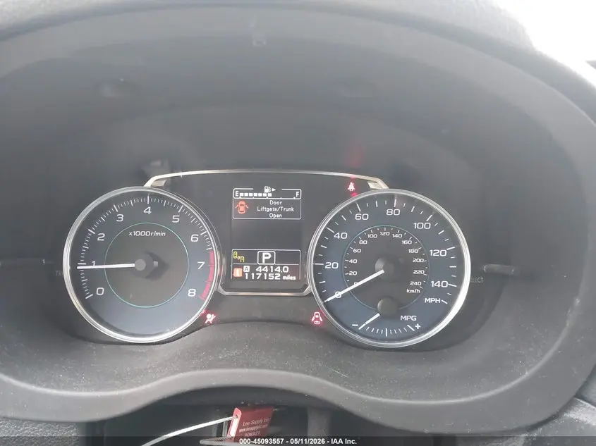 2016 SUBARU CROSSTREK 2.0I LIMITED