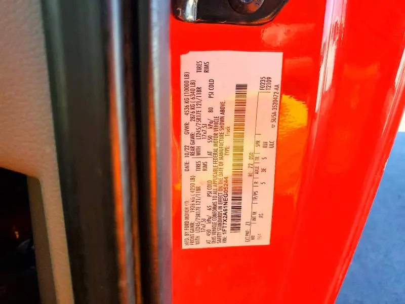 2022 FORD F250 SUPER DUTY  