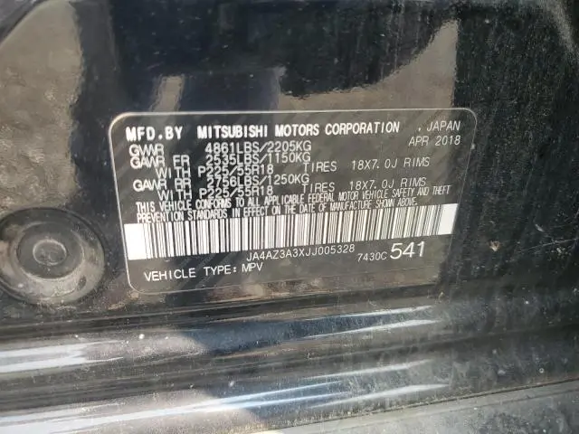 2018 MITSUBISHI OUTLANDER SE  
