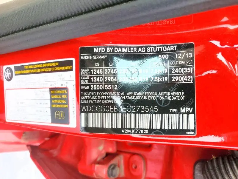 2014 MERCEDES-BENZ GLK 250 BLUETEC  